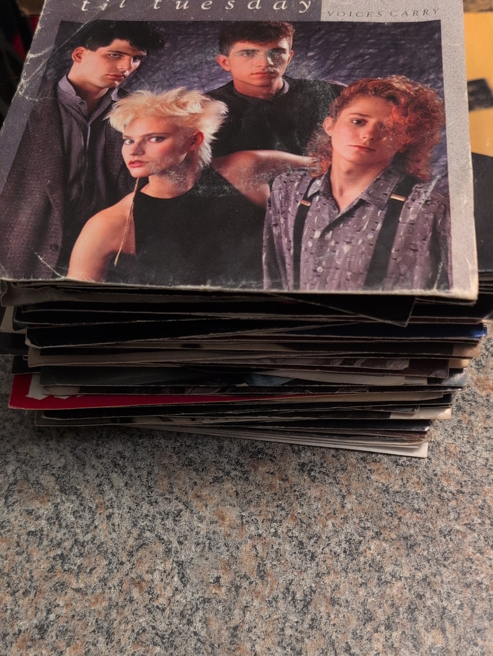 Lot of 80's Freestyle, Pop/Rock, R&B Music 45 RPM 60 Records Vinyl